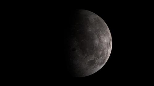 Simple Moon with nodes and texture (updated) preview image